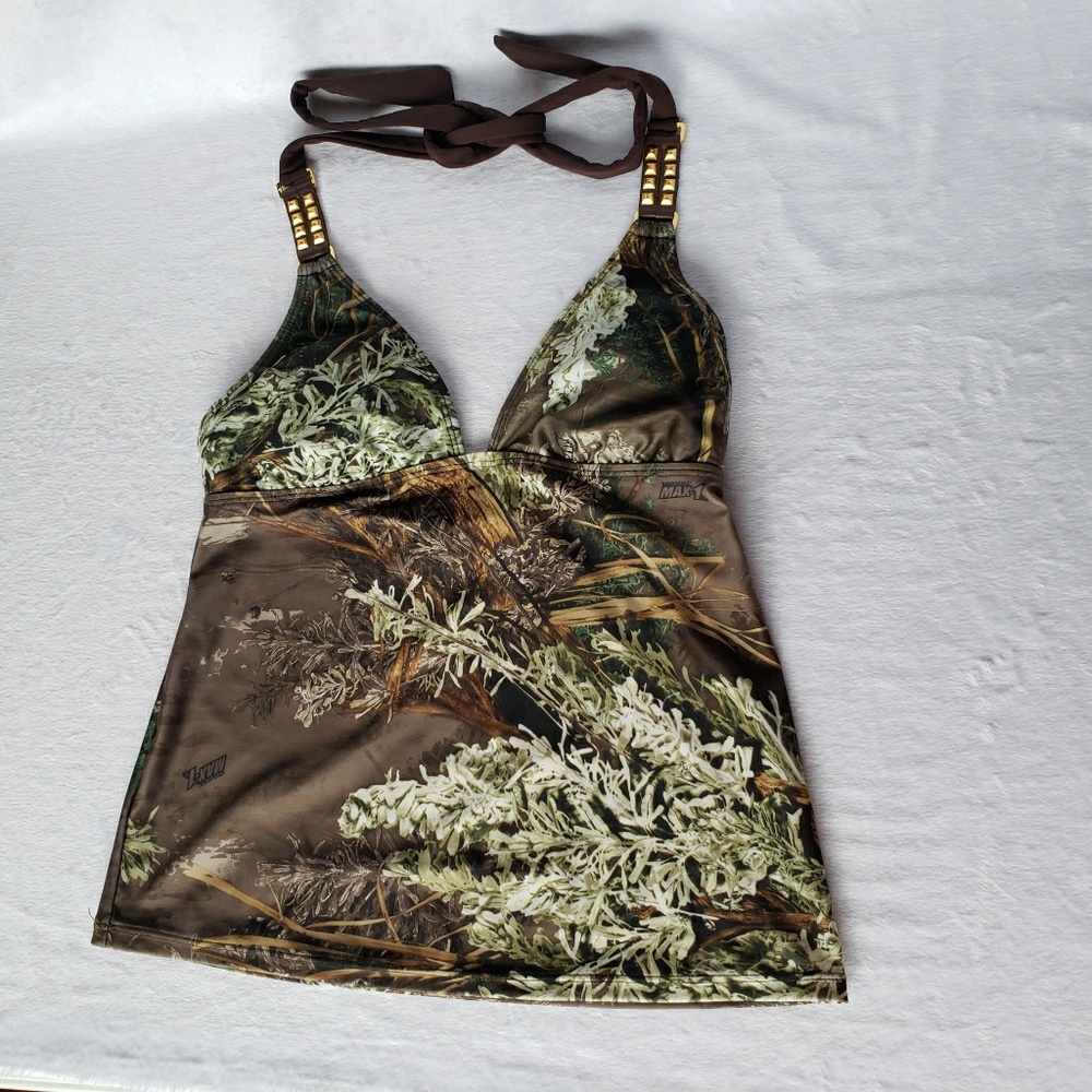 Realtree Girl Camo tankini size small
